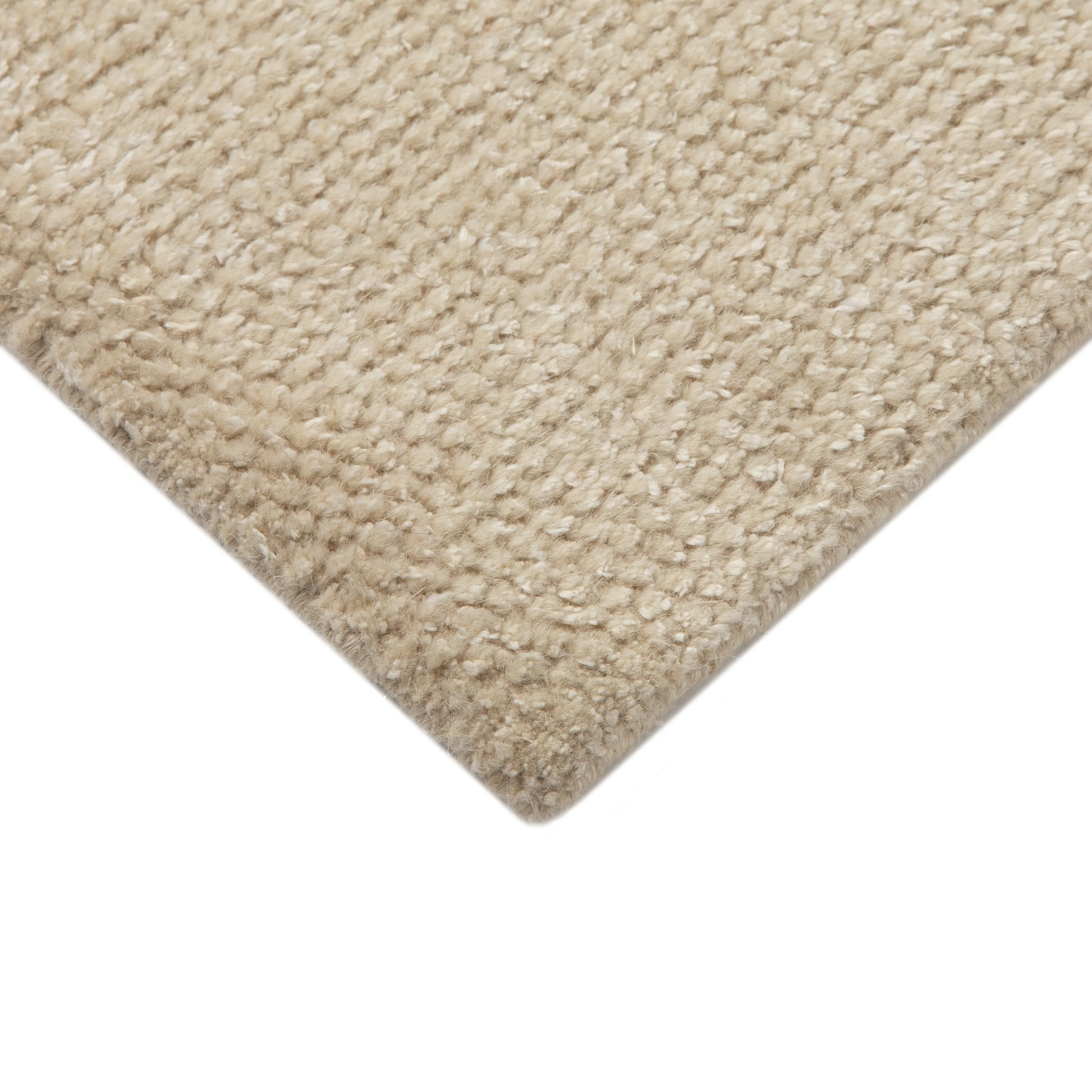 Popcorn Tibetan Hand Knotted Wool Silk Blend