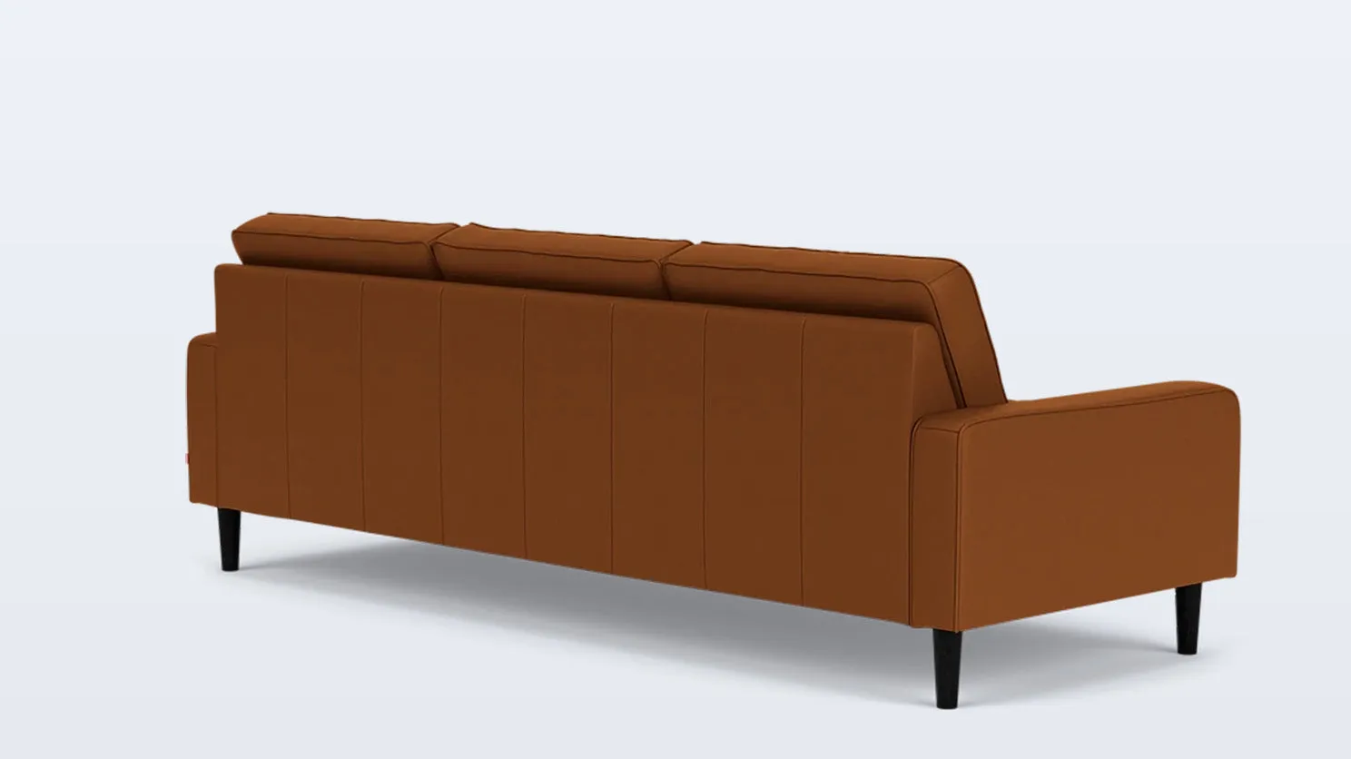reverie 92" sofa - leather