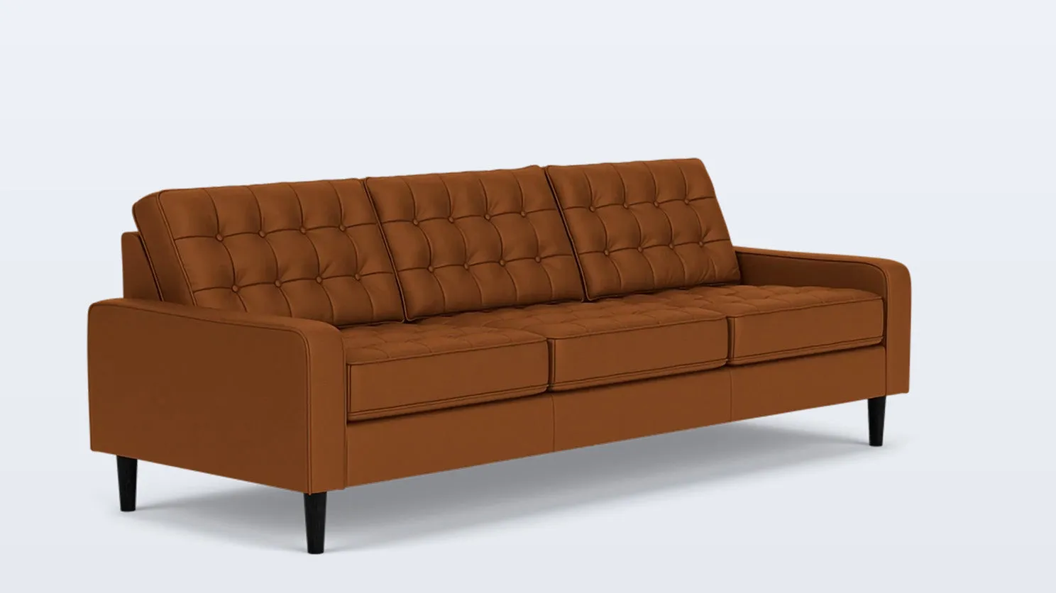 reverie 92" sofa - leather