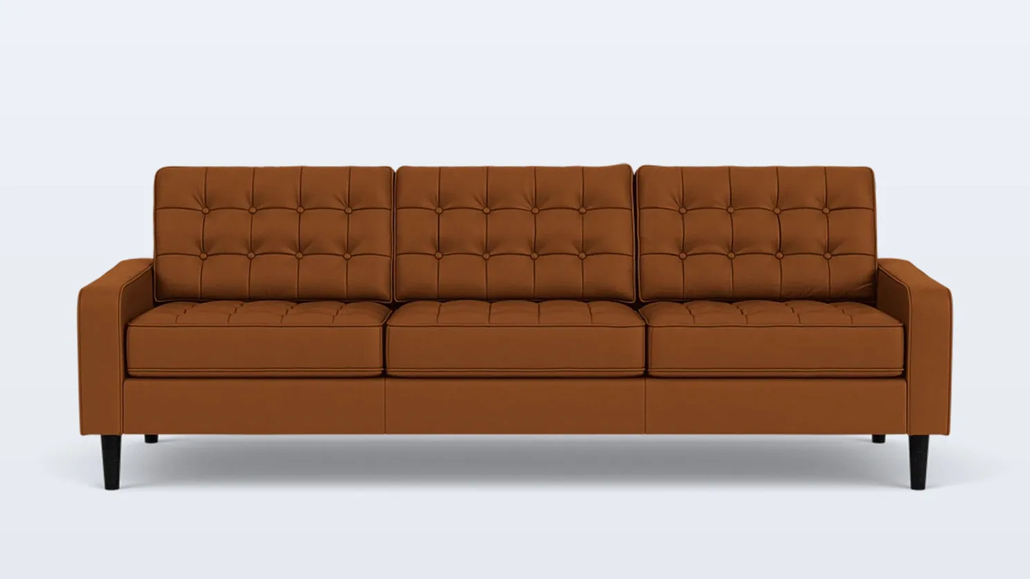 reverie 92" sofa - leather