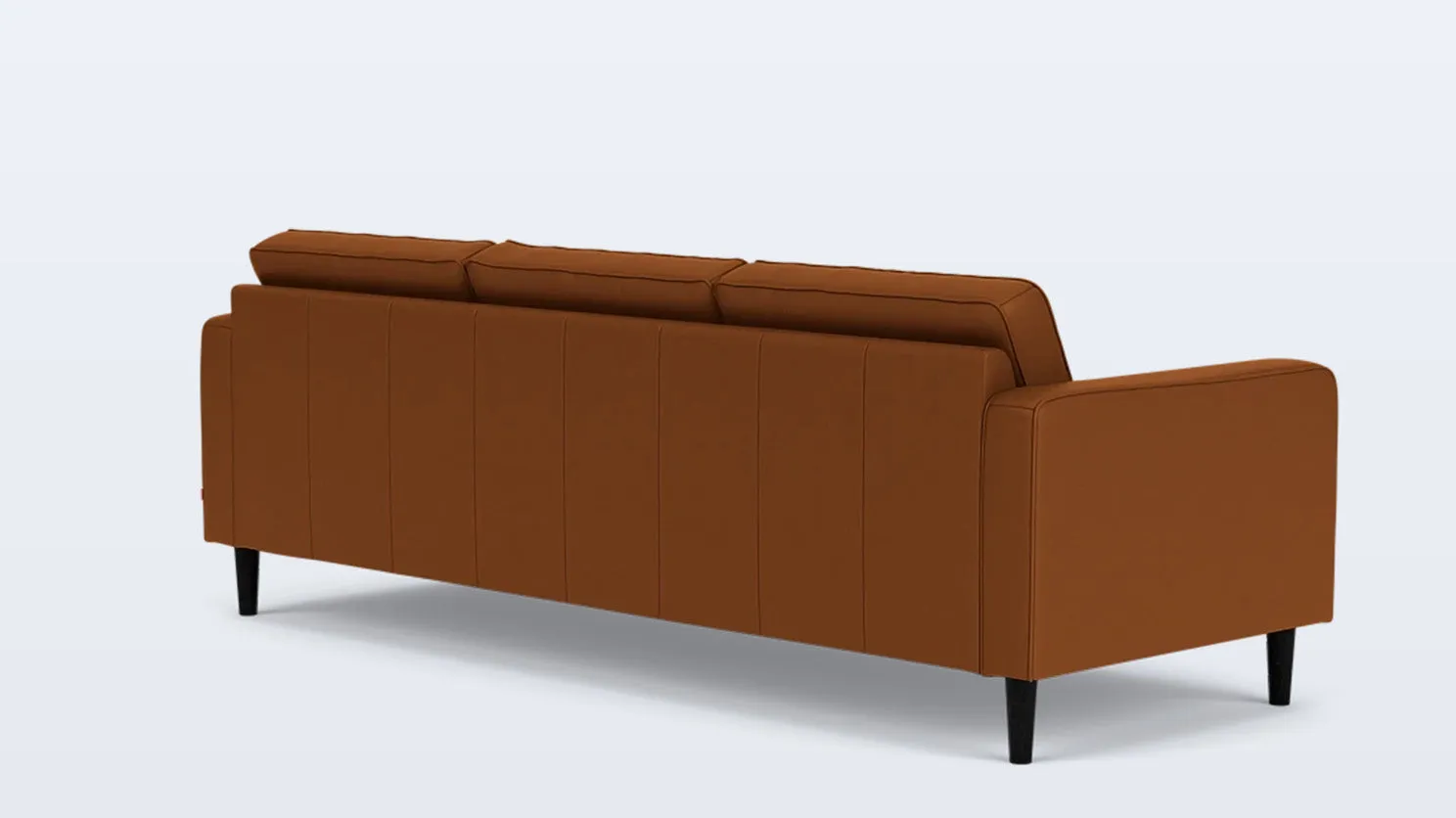 reverie 92" sofa - leather