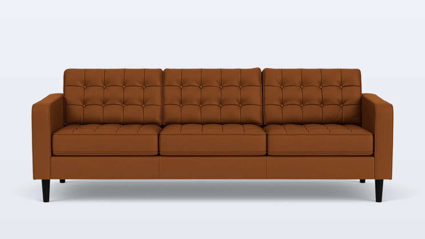 reverie 92" sofa - leather