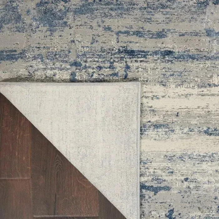 Rustic Textures RUS10 Ivory/Blue Rug