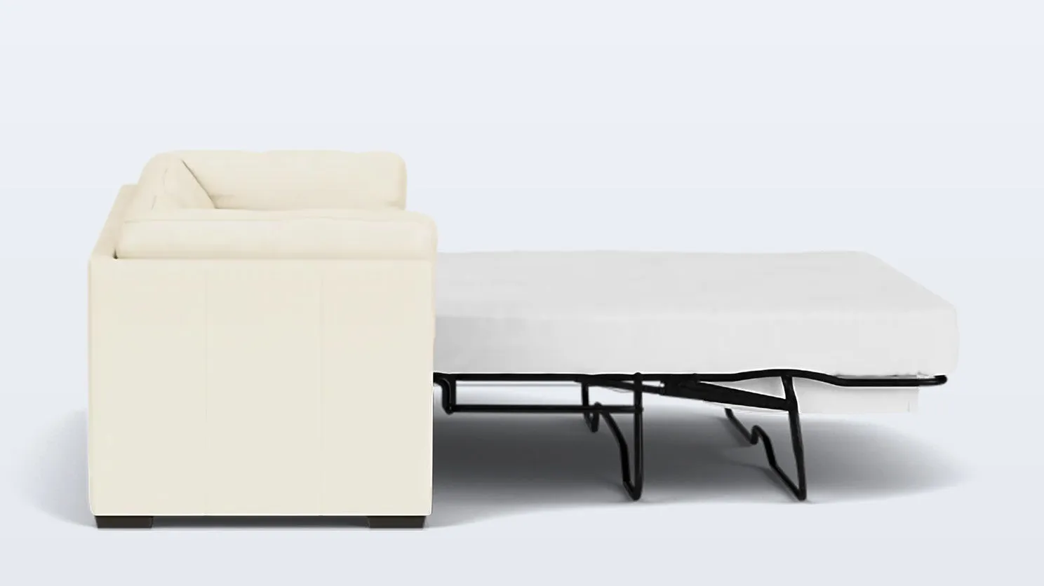 salema sleeper sofa - leather