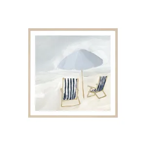 Seaside Relaxation Framed Print