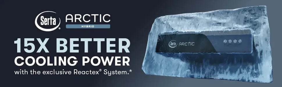 Serta Arctic Premier Firm All Foam 15x better cooling power Mattress