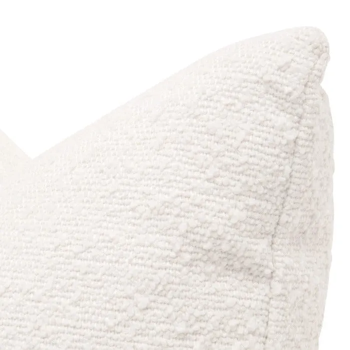The Basic 22" Boucle Snow Essential Pillow