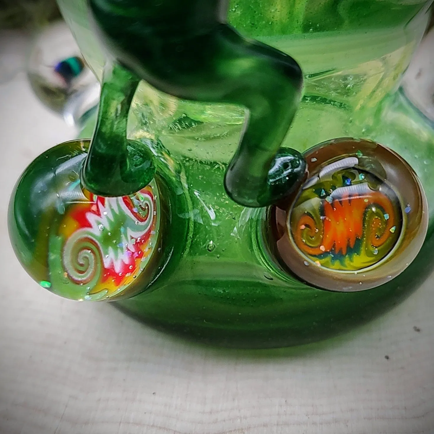The Bobby Dry Rig - Green Dichro (Ready to Ship)