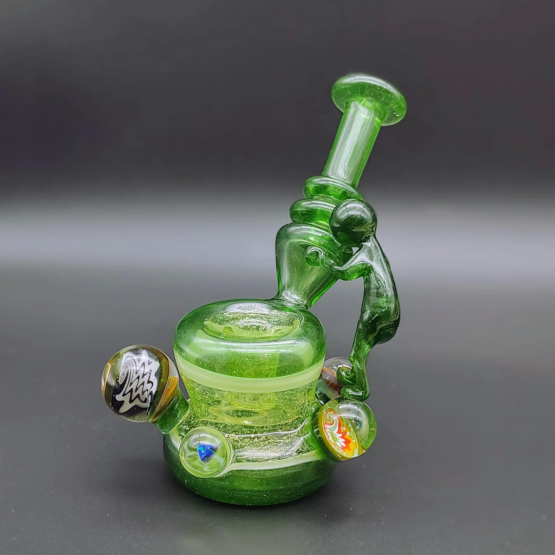 The Bobby Dry Rig - Green Dichro (Ready to Ship)