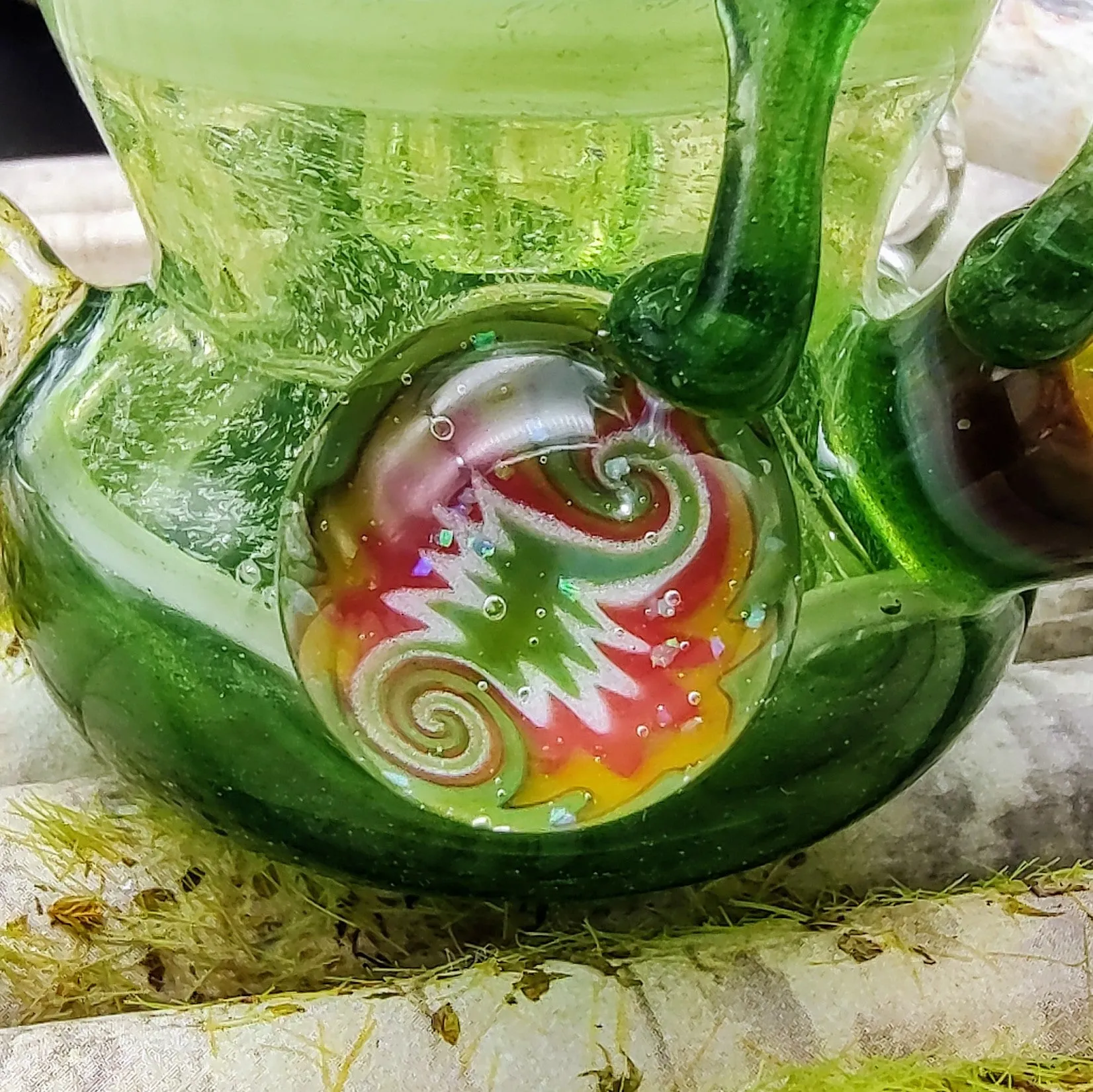 The Bobby Dry Rig - Green Dichro (Ready to Ship)