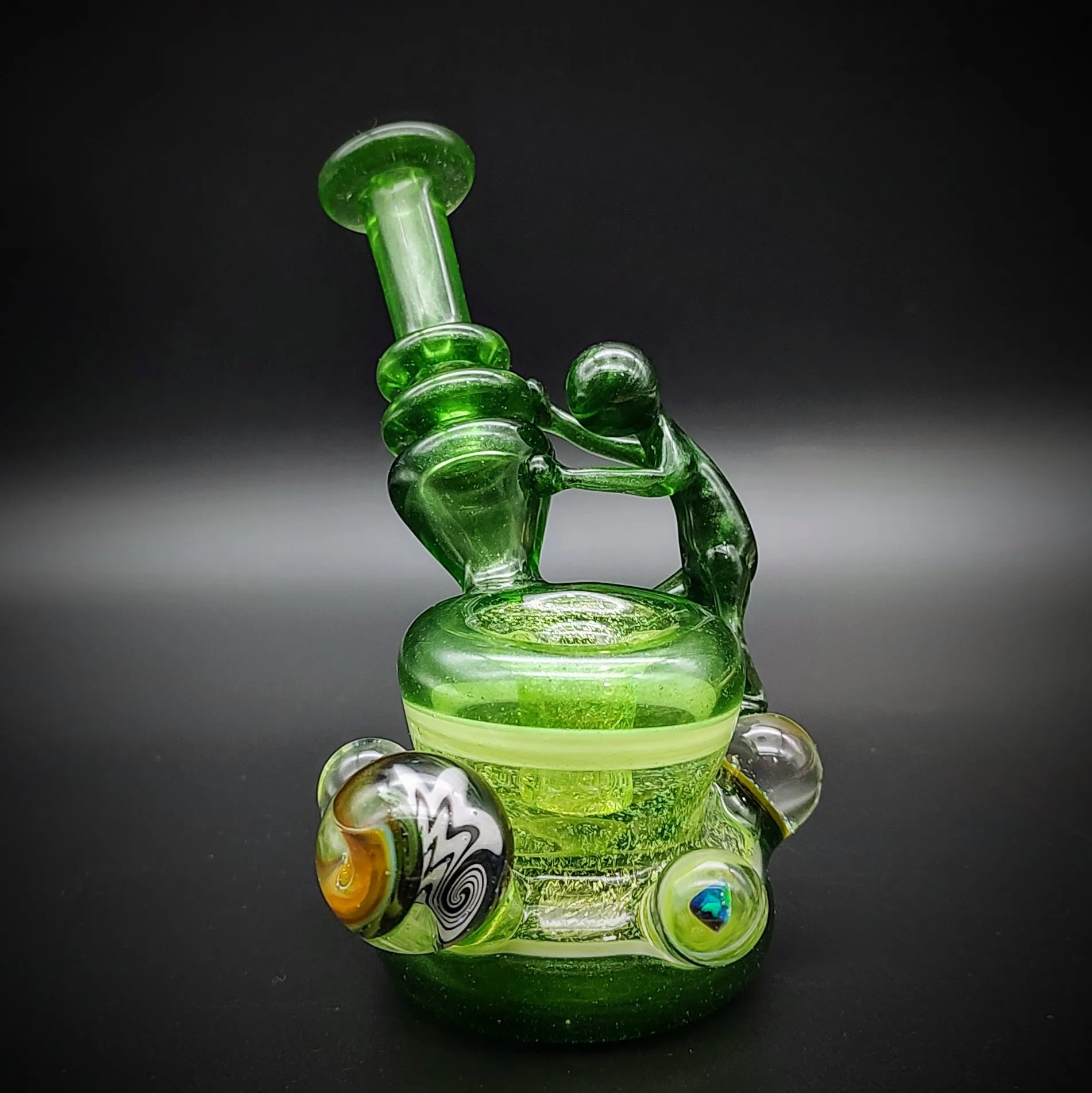 The Bobby Dry Rig - Green Dichro (Ready to Ship)