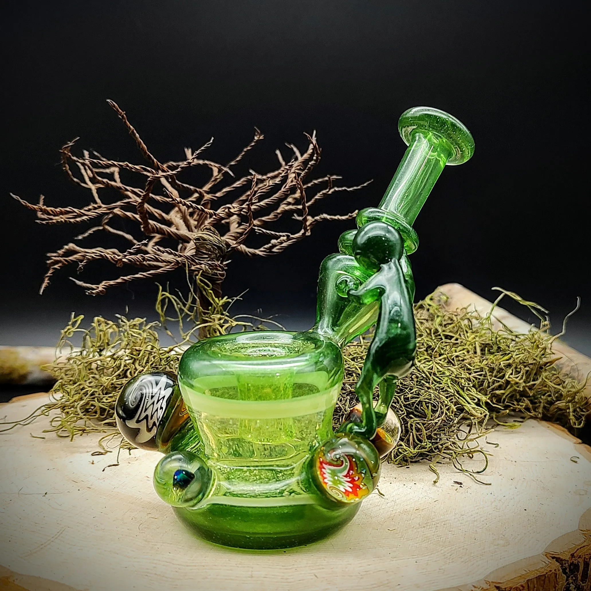 The Bobby Dry Rig - Green Dichro (Ready to Ship)