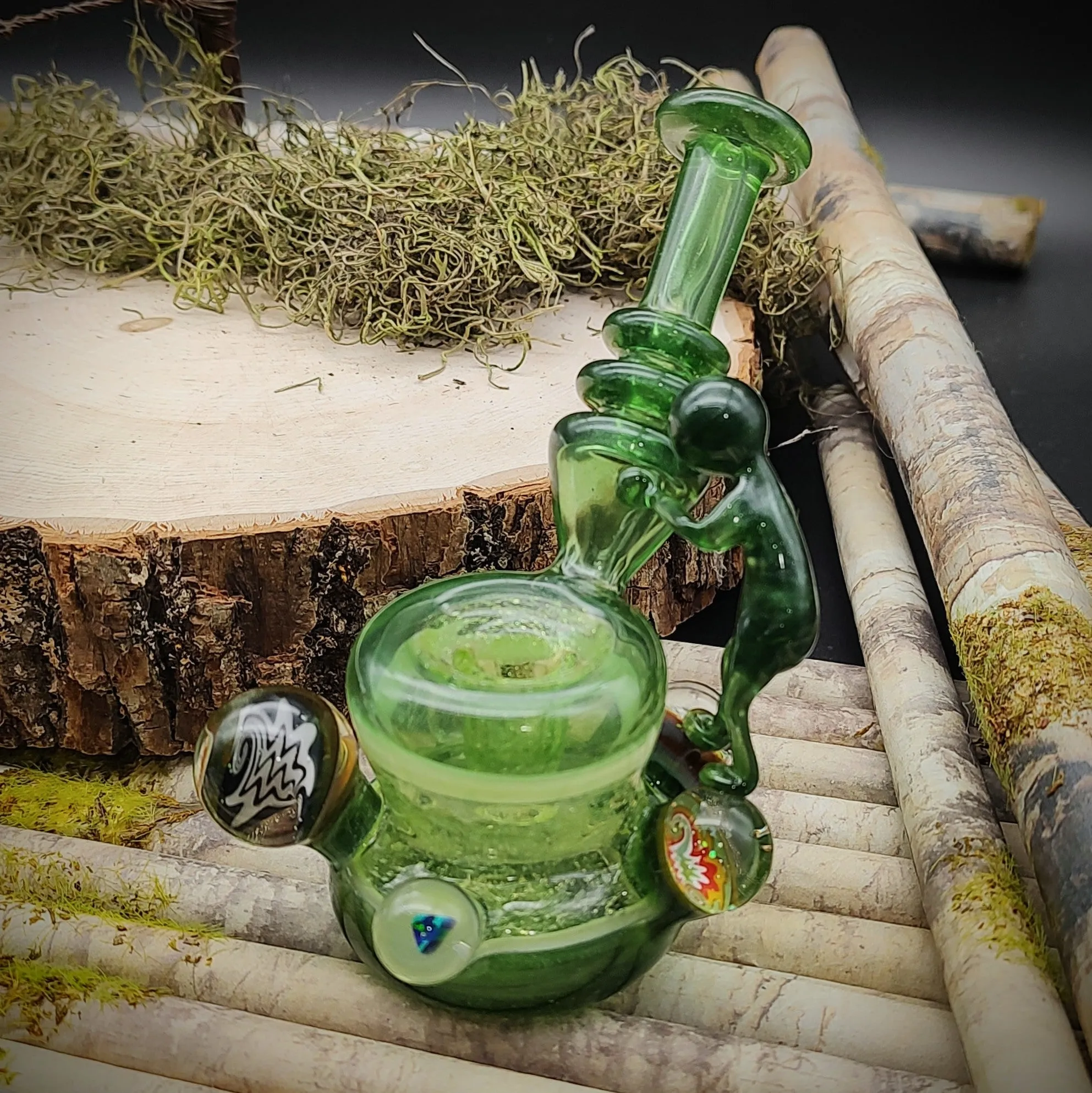 The Bobby Dry Rig - Green Dichro (Ready to Ship)