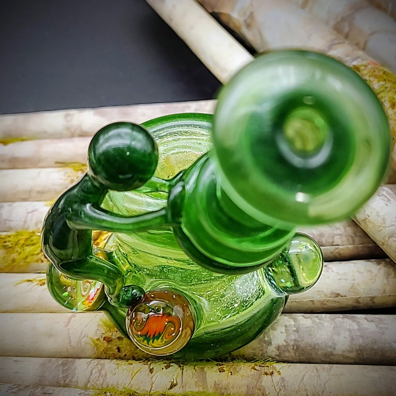 The Bobby Dry Rig - Green Dichro (Ready to Ship)