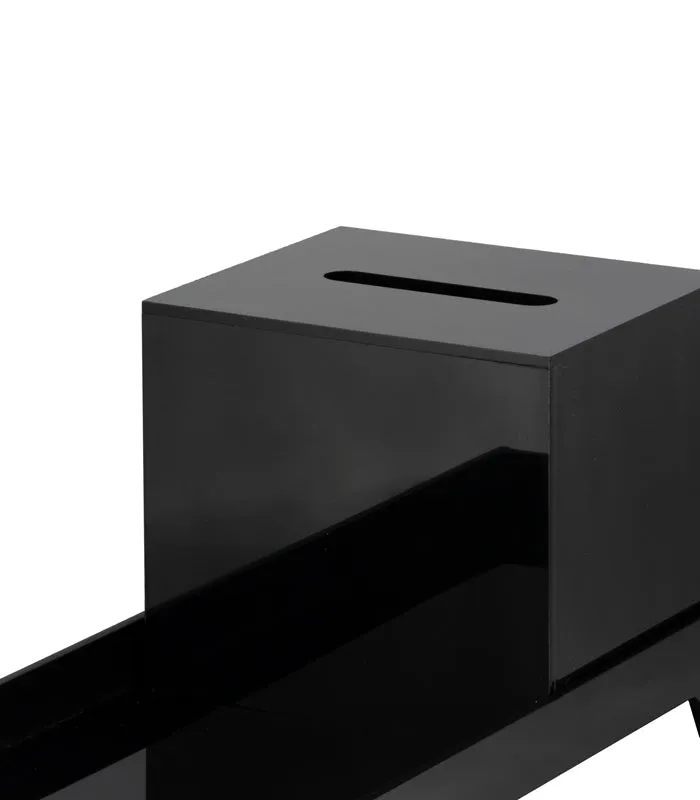 Tray Tissue Box - Black
