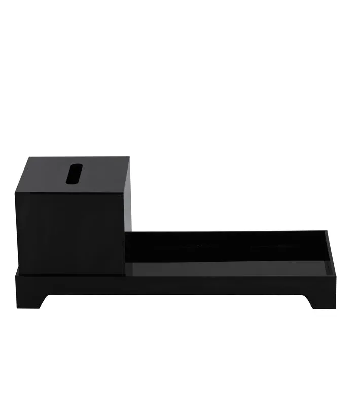 Tray Tissue Box - Black