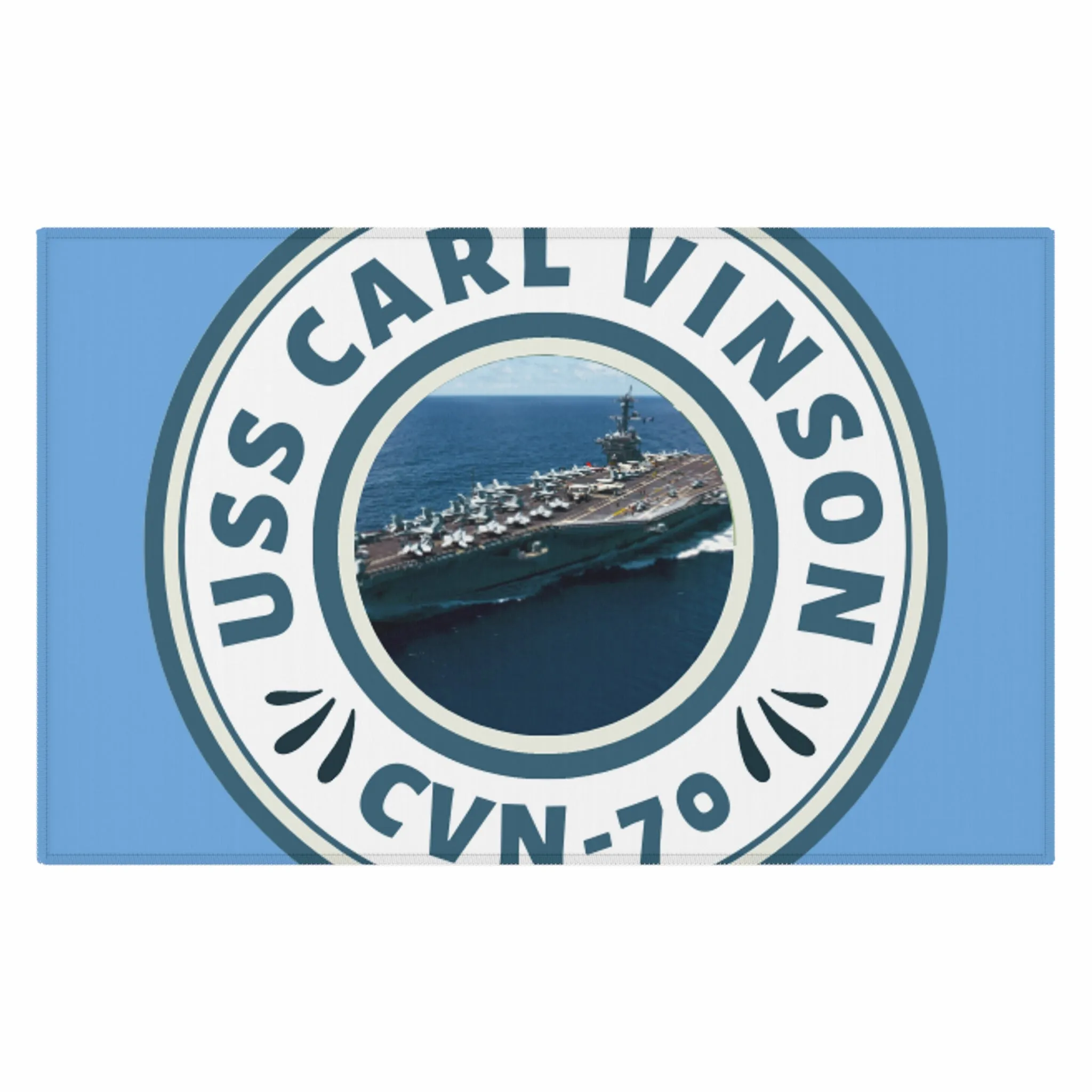 uss Carl Vinson cvn-70 United States Ships POD Dornier Rug