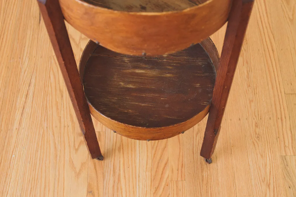 Vintage Circular Bar Cart