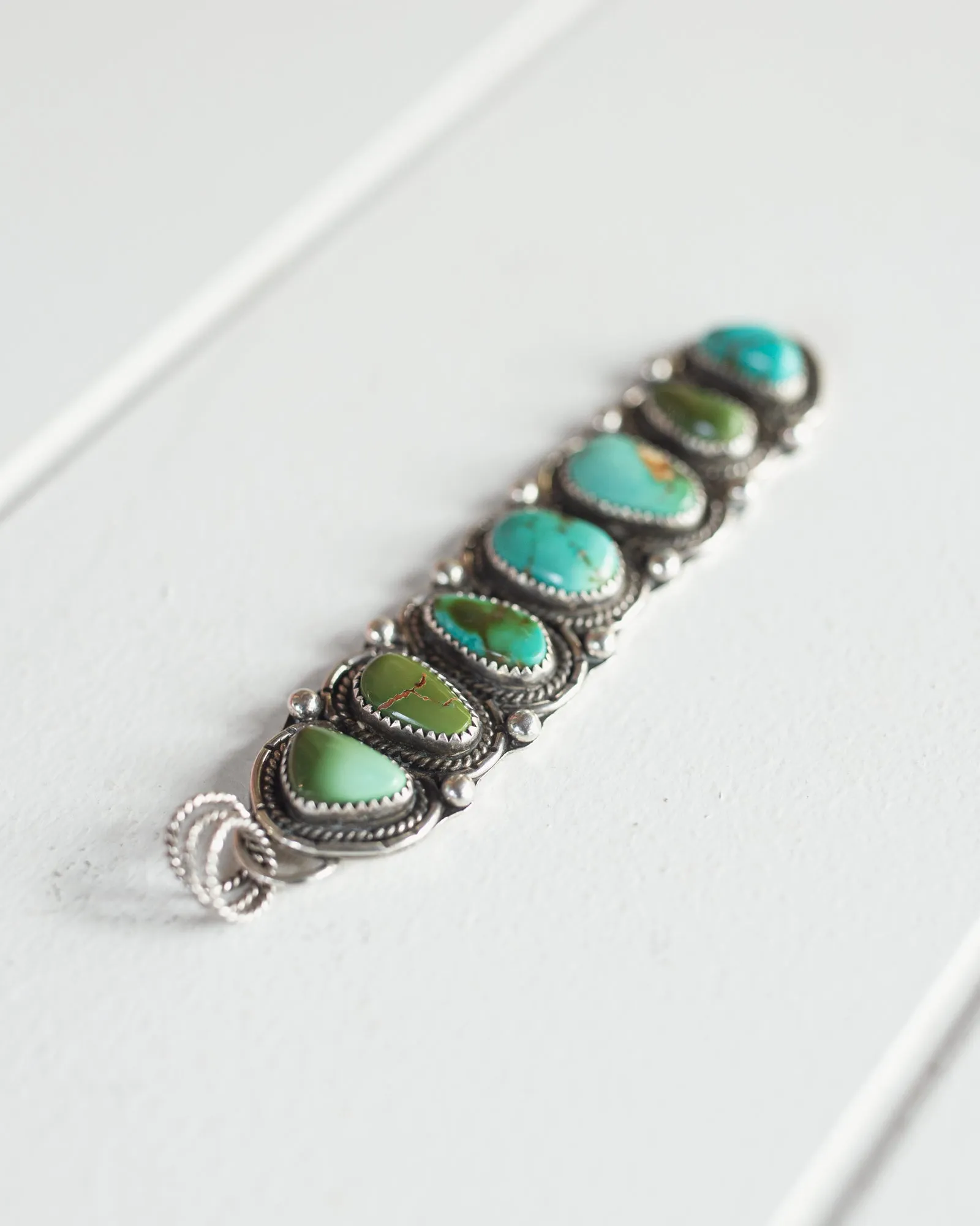 Vintage Navajo Pendant with Royston Turquoise