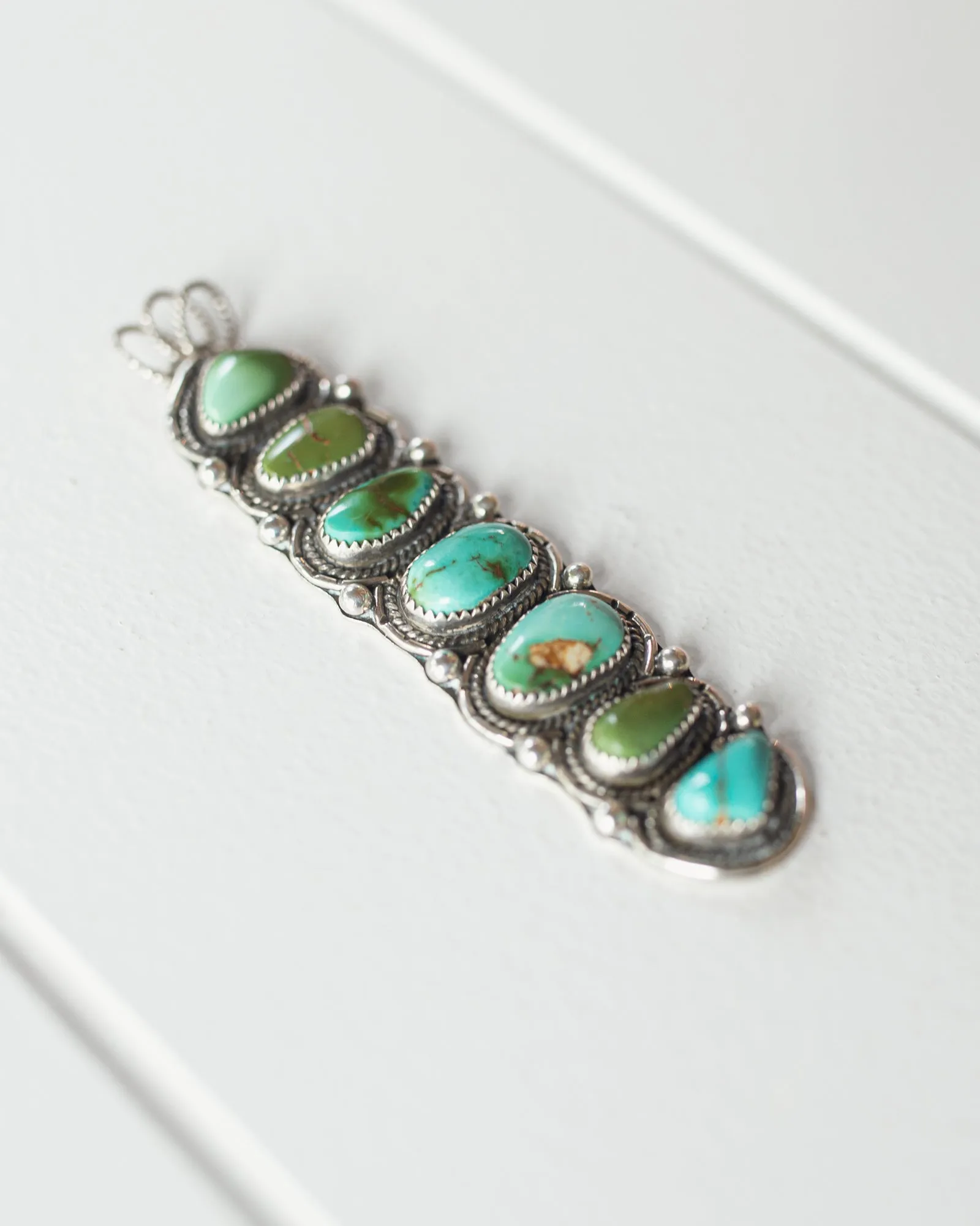 Vintage Navajo Pendant with Royston Turquoise