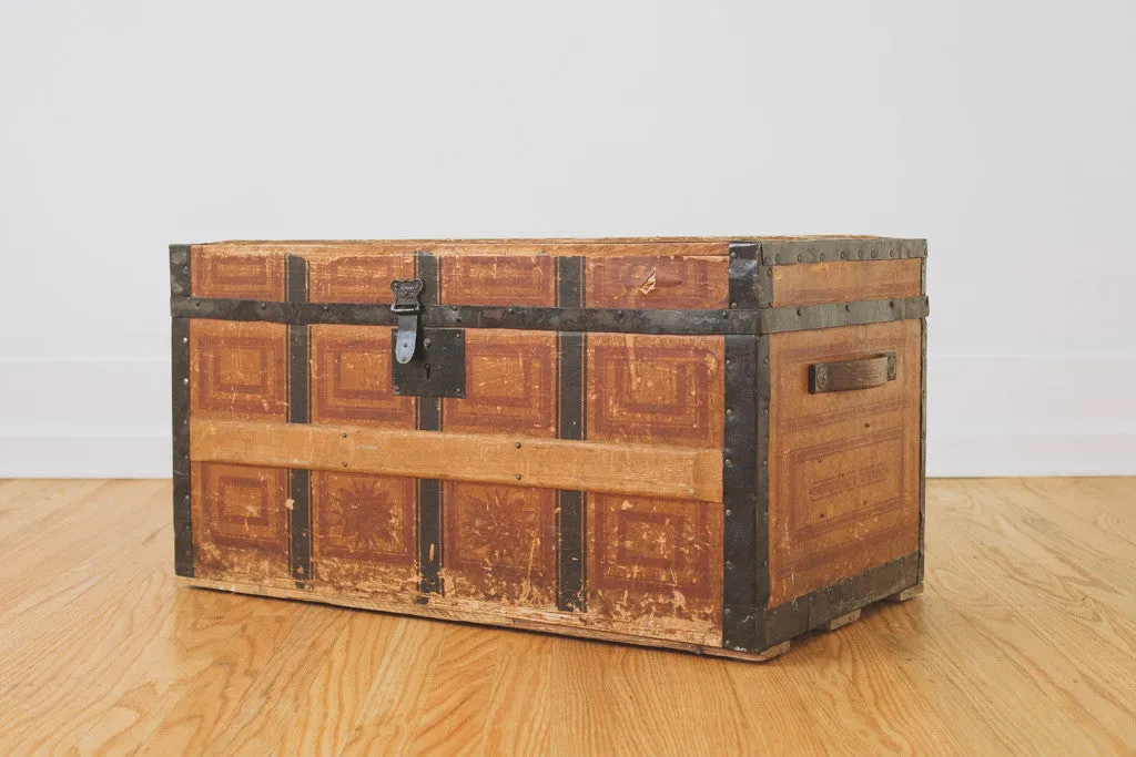 Wood & Metal Trunk