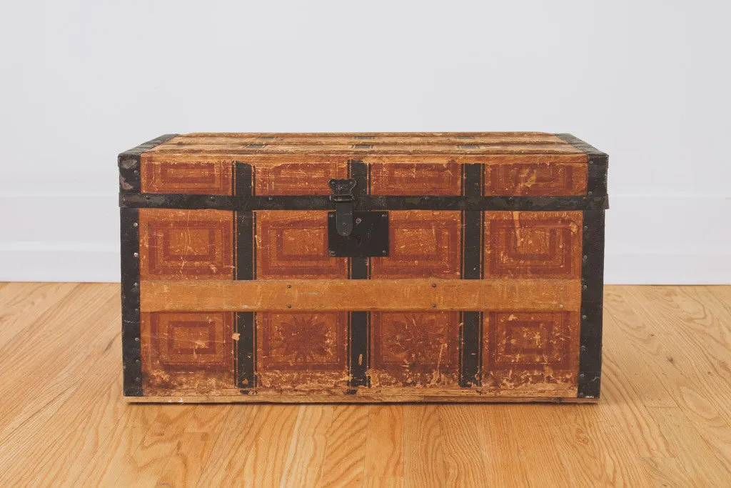 Wood & Metal Trunk