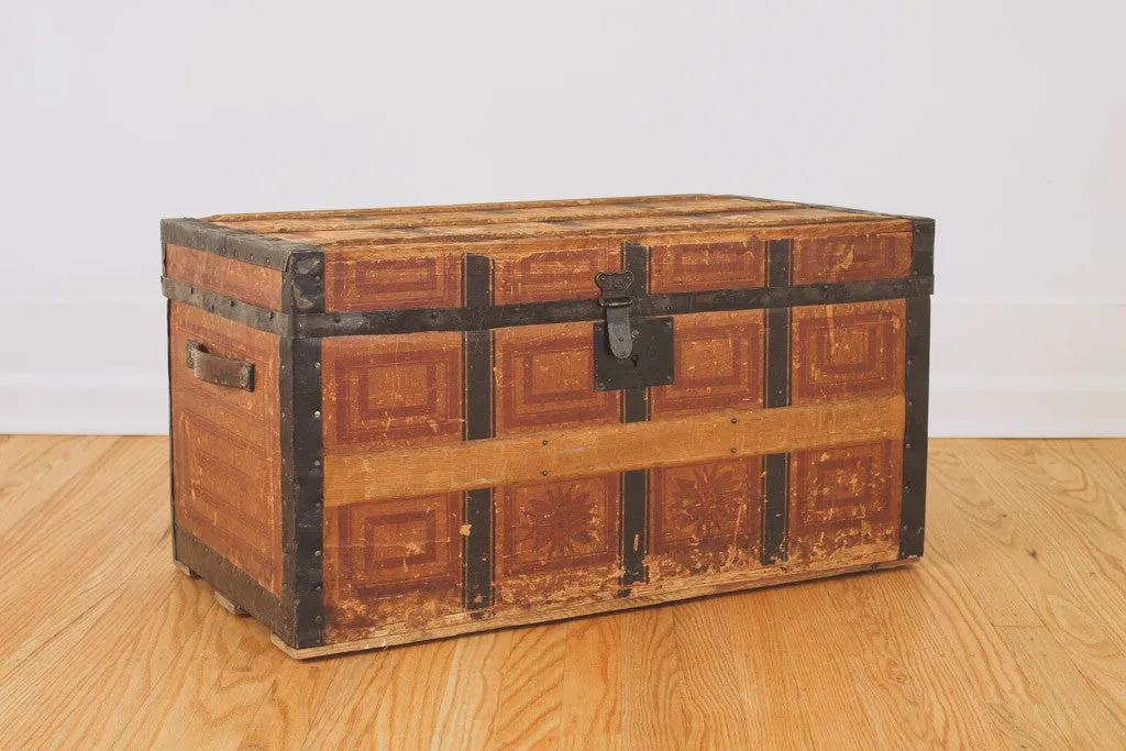 Wood & Metal Trunk