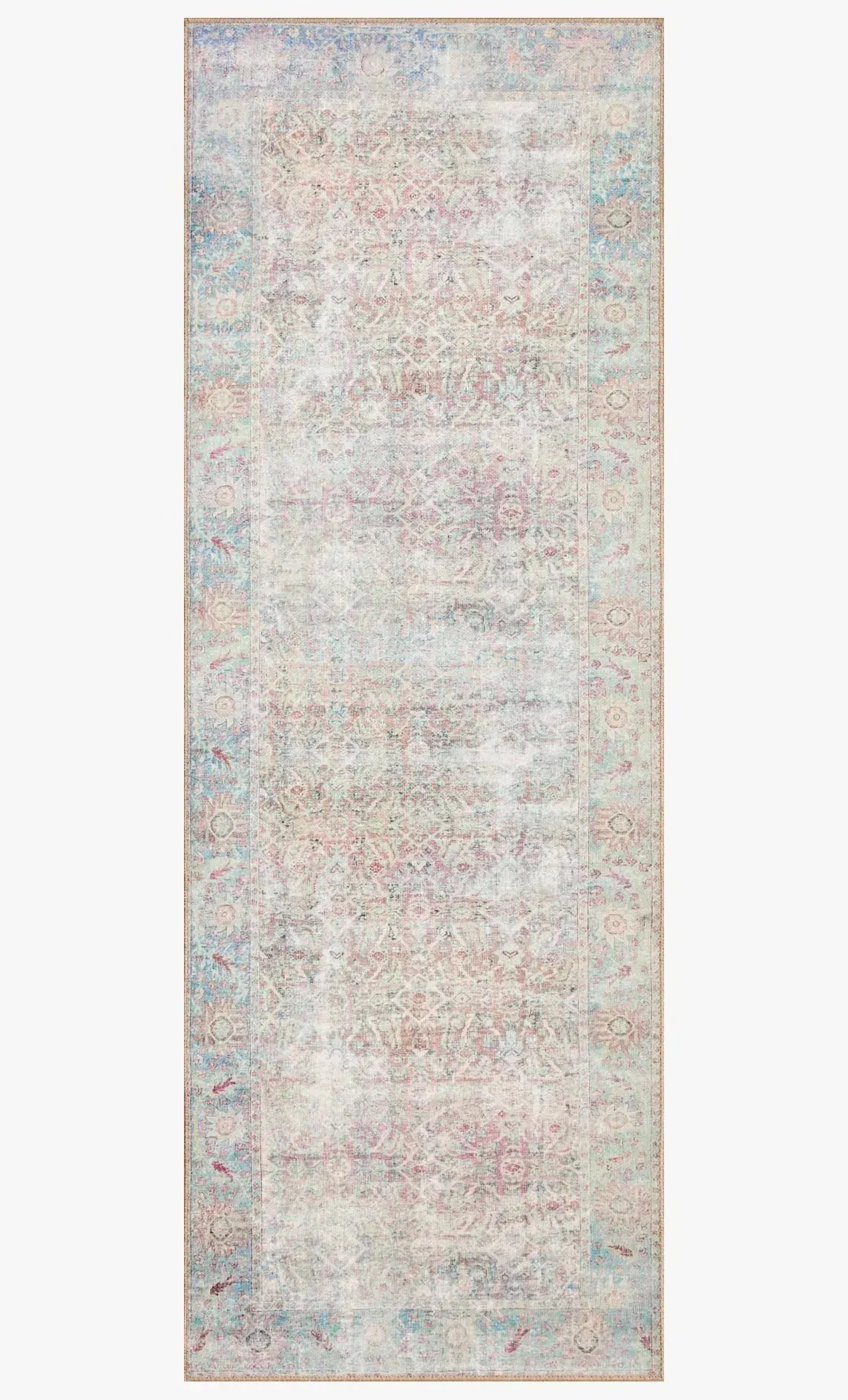 Wynter Wyn-04 Red/Teal Rug