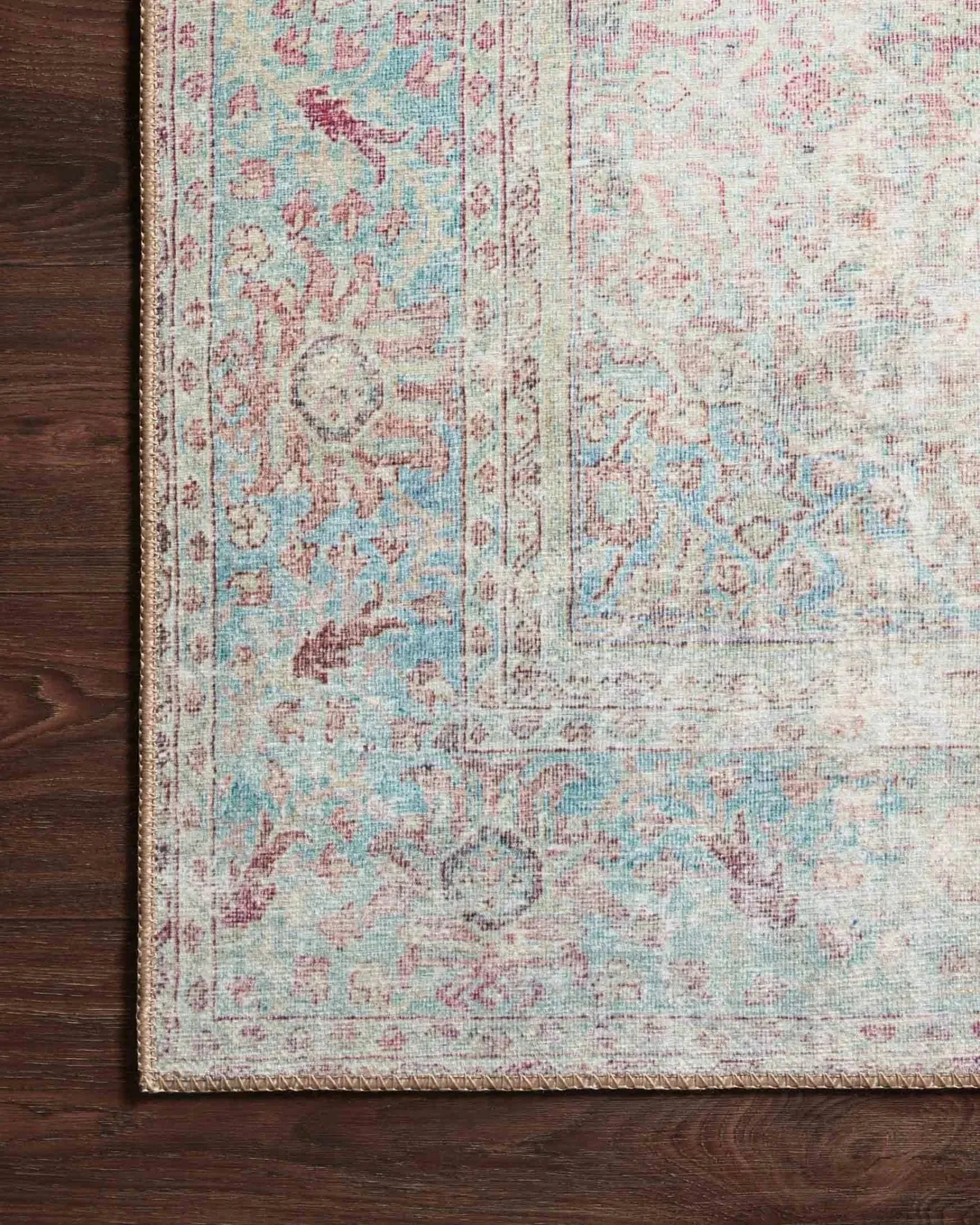 Wynter Wyn-04 Red/Teal Rug