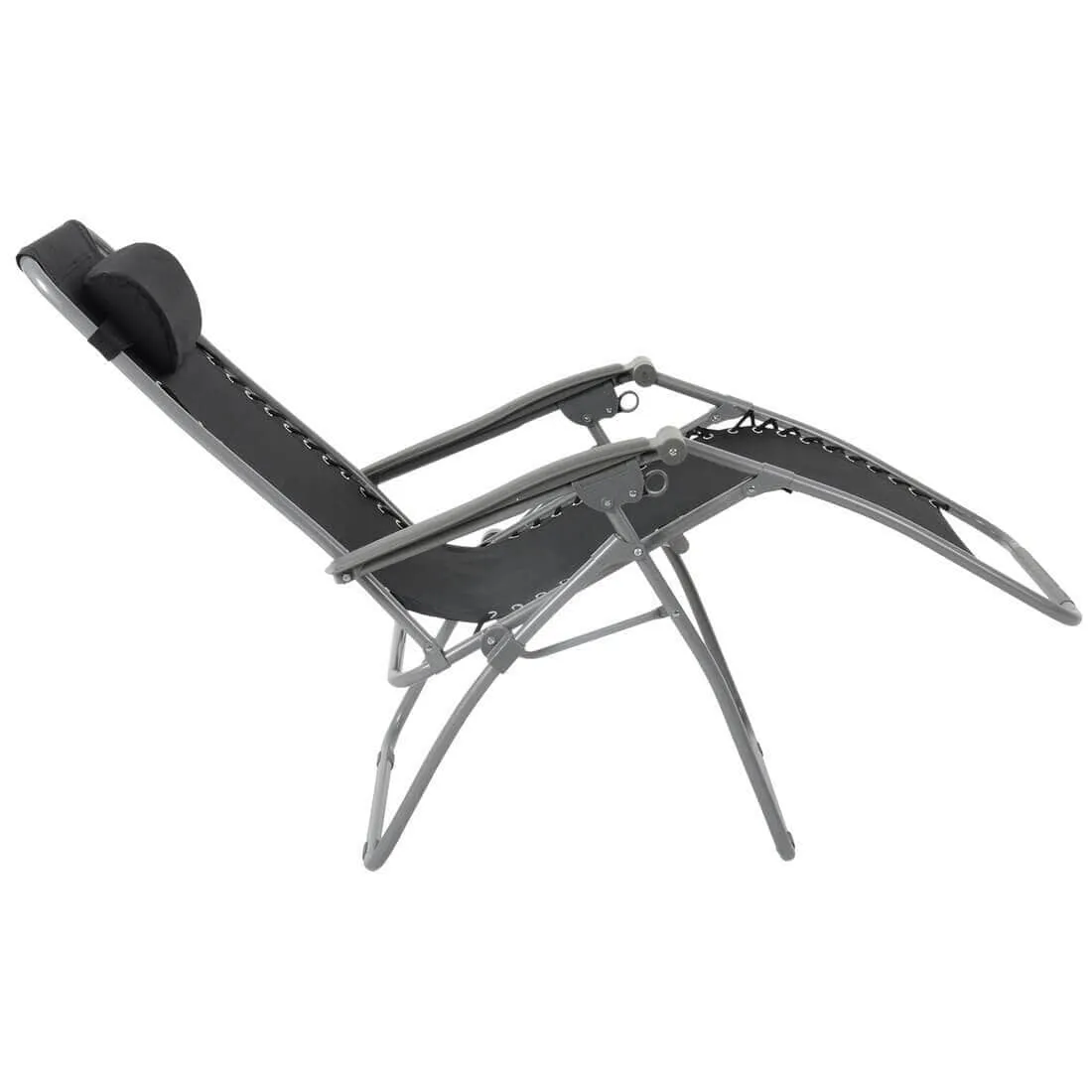 Zero Gravity Chair Reclining Garden Relaxer Texteline Black